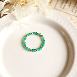 3タイプ ラピスラズリorメノウの指輪　ピンキーリング  12月or1月誕生石　1本or福袋　リング 5枚目の画像