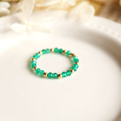 3タイプ ラピスラズリorメノウの指輪　ピンキーリング  12月or1月誕生石　1本or福袋　リング 6枚目の画像