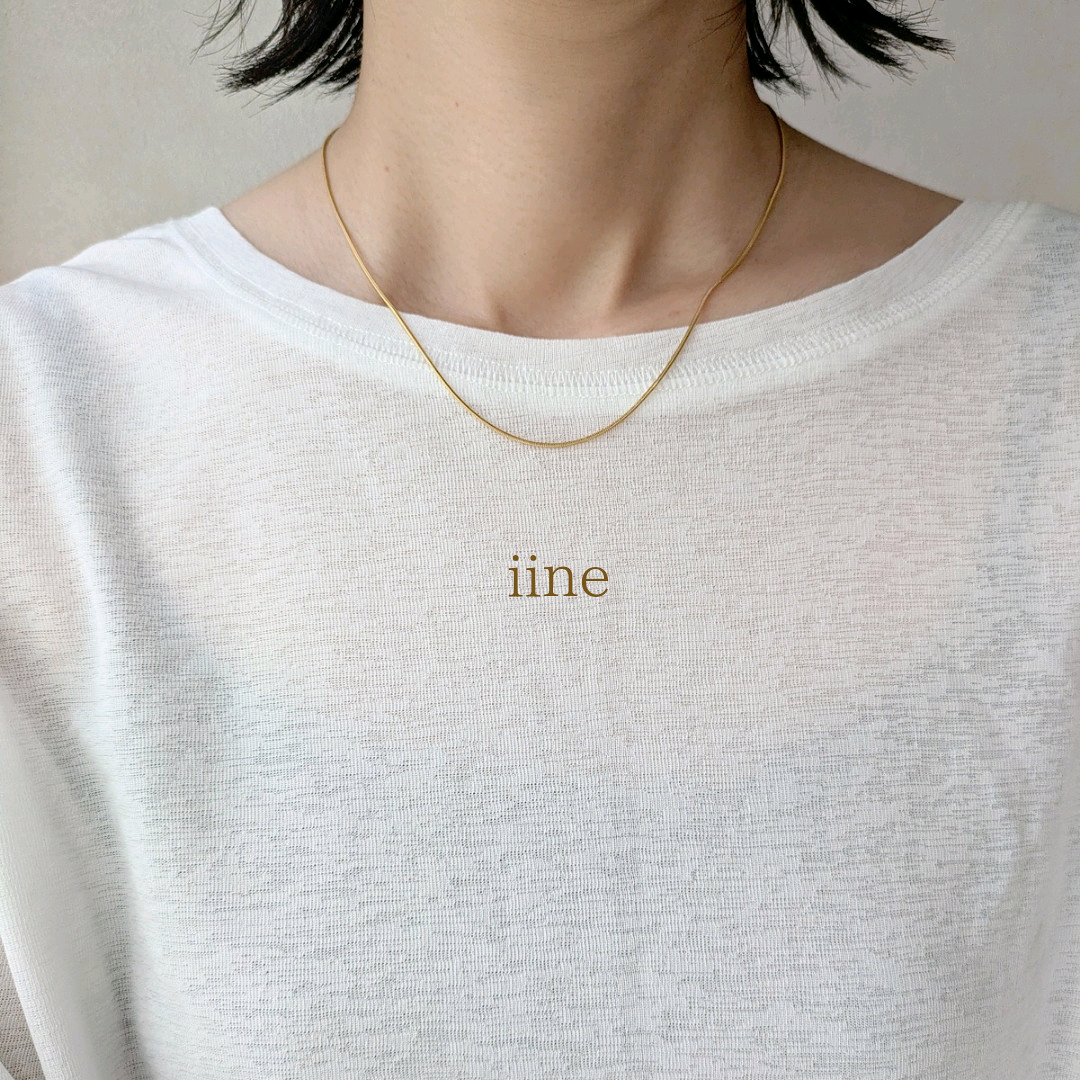 【2点セット】シックで上品な*スモーキークォーツネックレス＆スネークチェーンネックレスセット