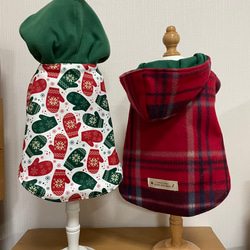 高級感あるオリジナルプリント生地 ハロウィン犬服【完成品M