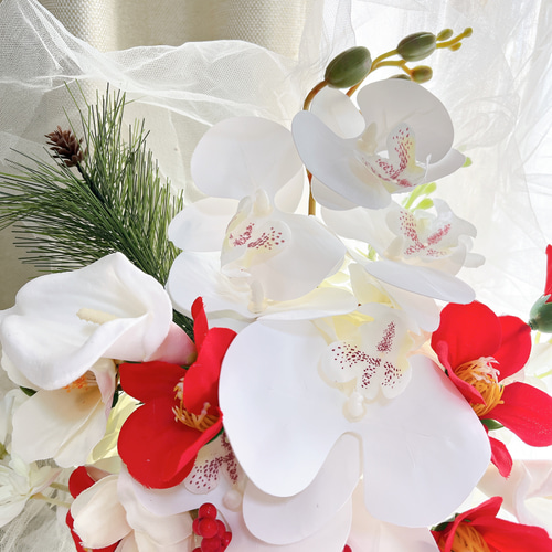 アーティフィシャルフラワーブーケ クラッチブーケ 結婚式 ブライダル