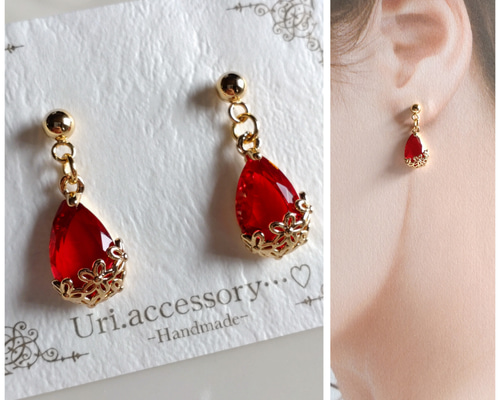 CLASSYwedding掲載商品】ビジューピアス-jewel- | ziziaccessory