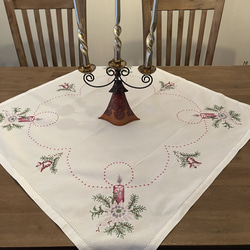 刺繍テーブルクロス 8枚ナプキンセット 刺繍テーブルクロス250x170cm 8枚ナプキンセット