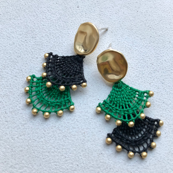 Ñanduti puka model earring ピアス（スタッド・一粒） puka 通販