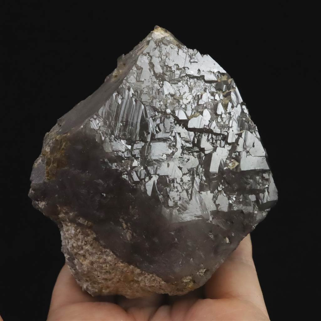 ザギマウンテン ヘマタイト イン クォーツ エレスチャル パリサイト付き 294g #75360