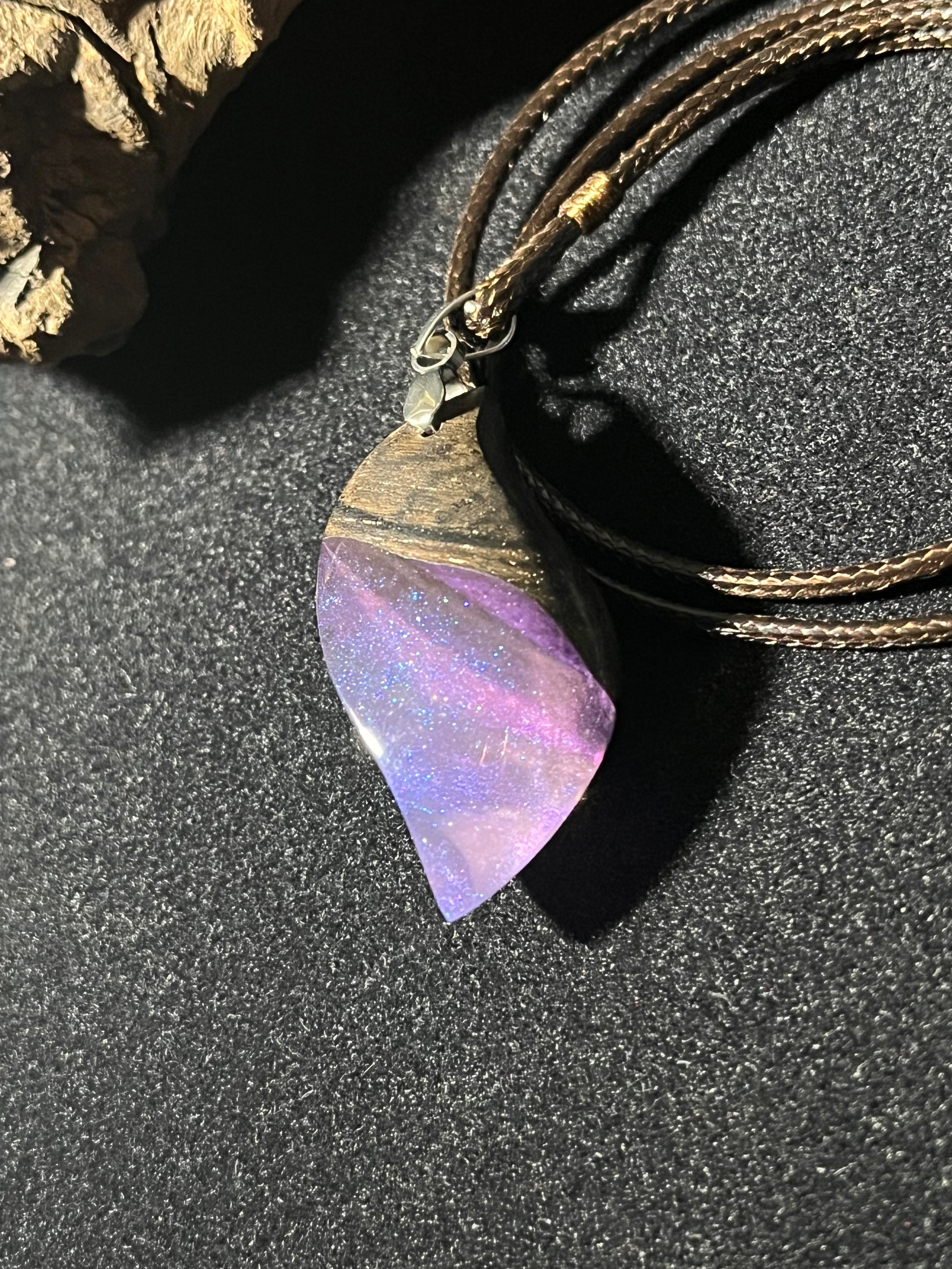 ウッドレジンペンダント [S2510]