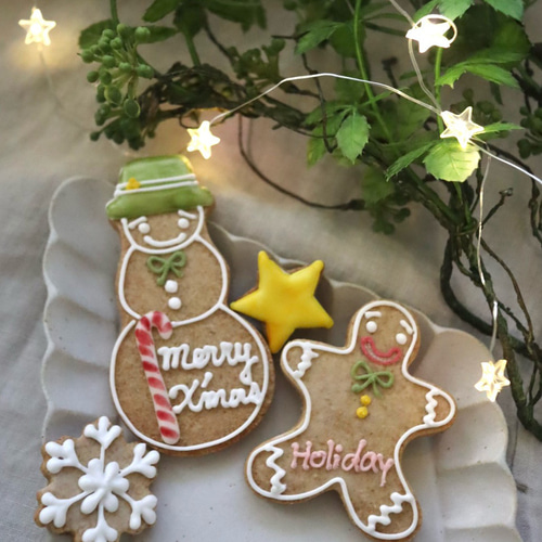 3袋セット】アイシングクッキー3種オーナメント/ クリスマス クッキー