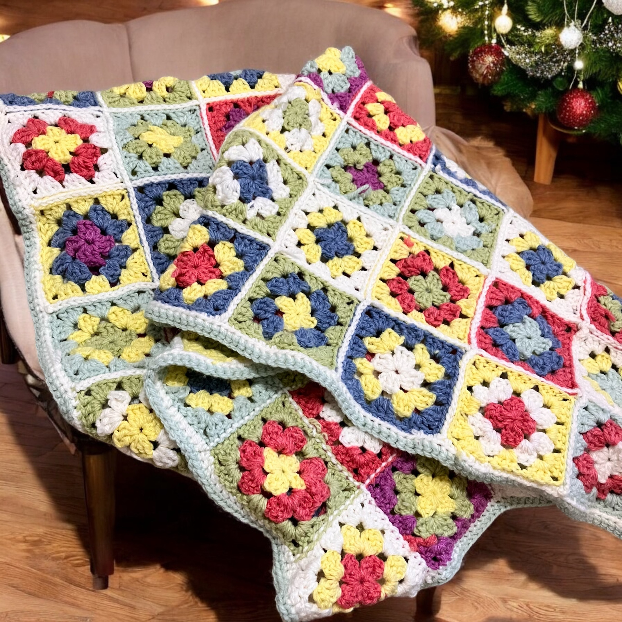 パステルカラーのマルチカバー