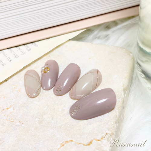 大人シンプル ネイルチップ 610 気質ネイルチップ 大人 シンプル スカルプ 入学式 冬 スー [swz