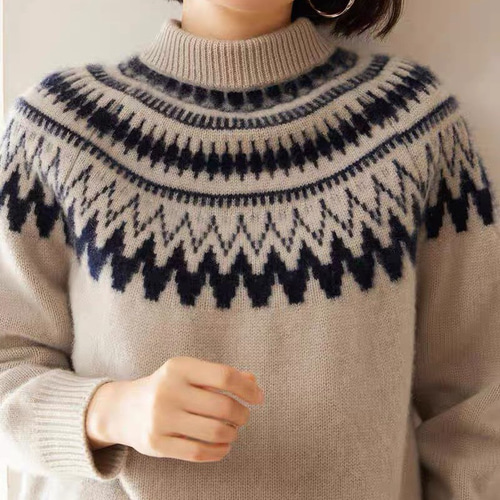 2Way カシミヤ100％【2color】編みニットカーディガン セーター