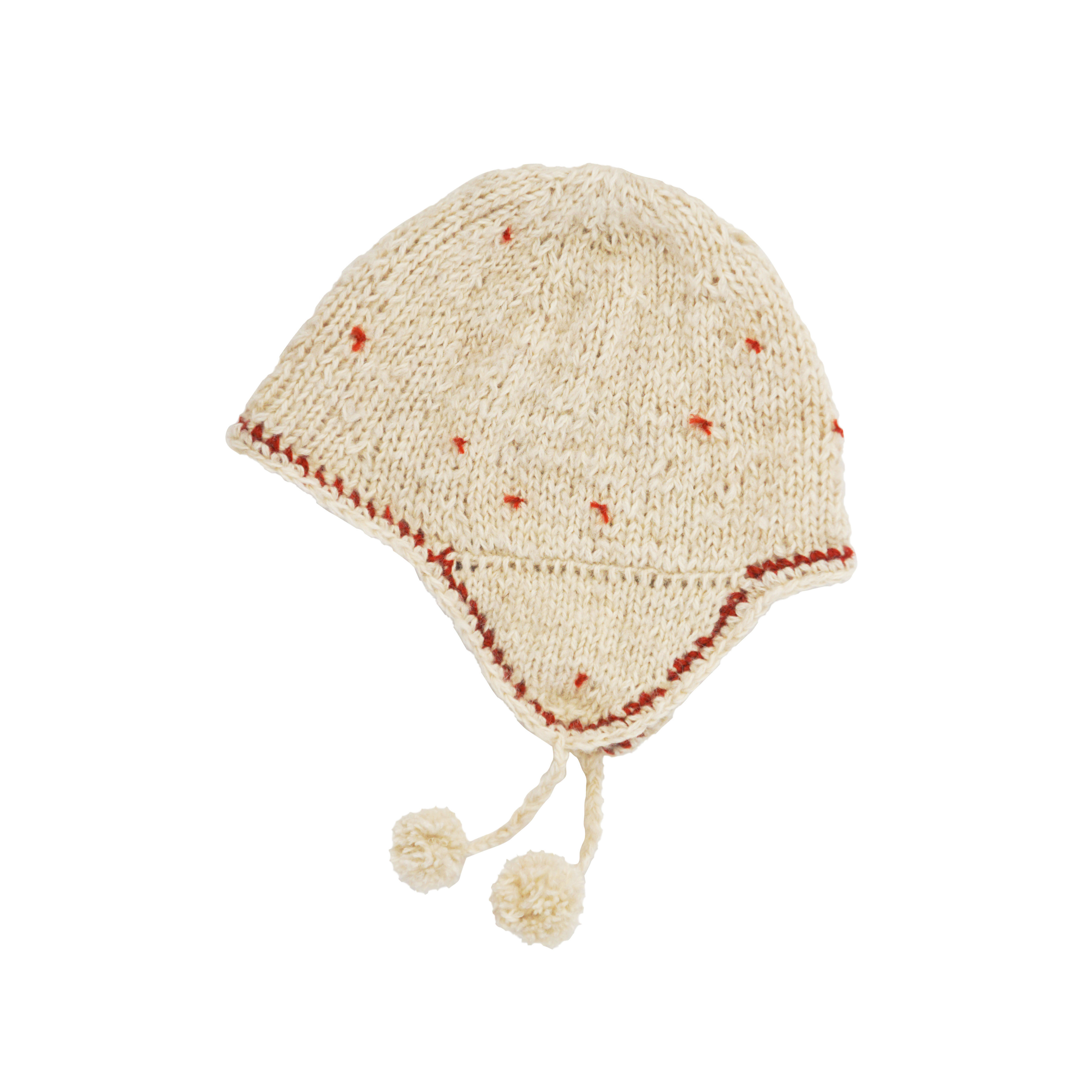 カシミヤニットキャップ