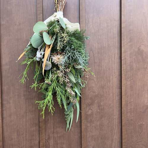 ドライフラワーナチュラルスワッグ スワッグ shiki to hana to 通販