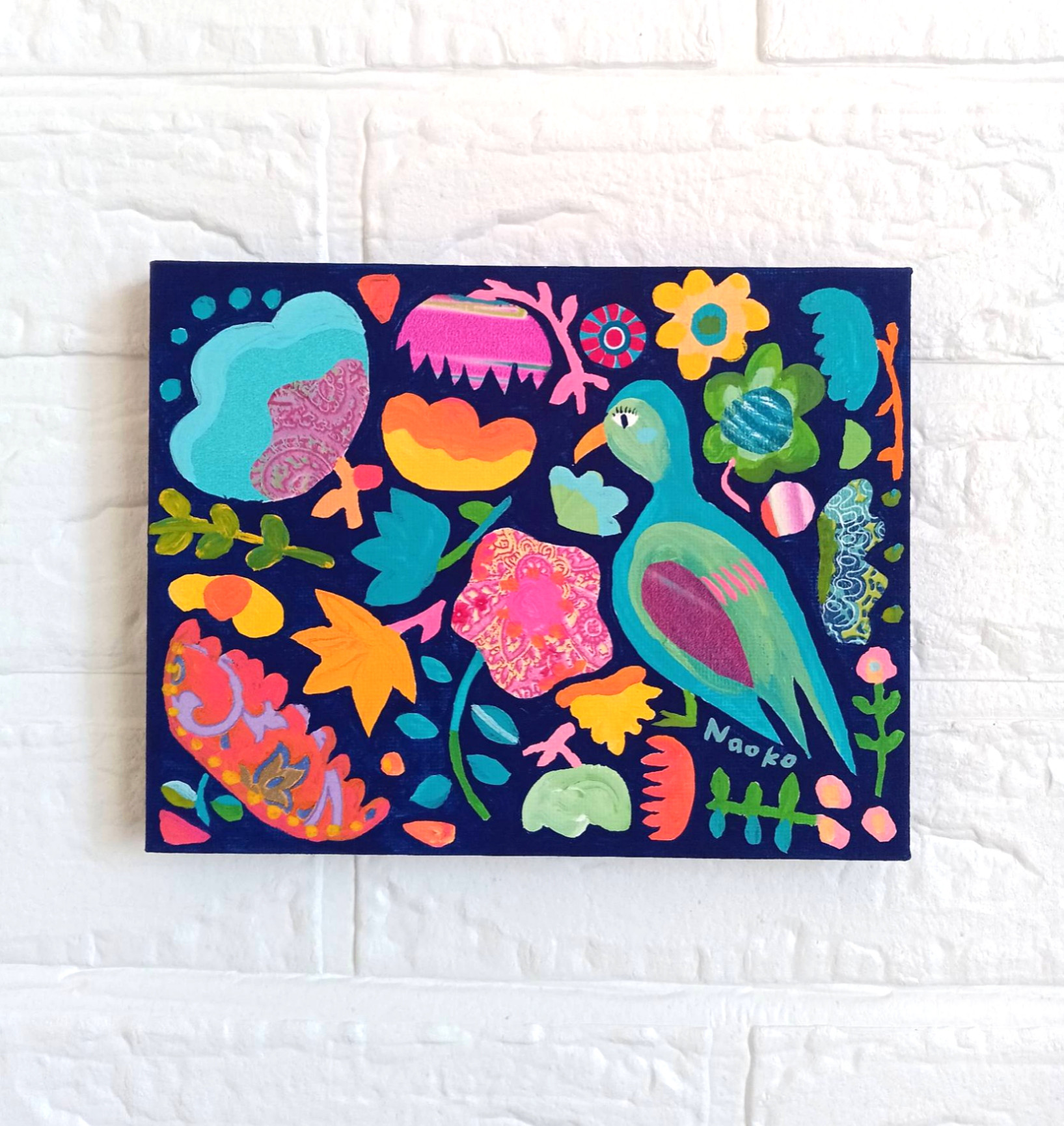 RENA SMサイズ 原画 絵 原画 アート 抽象画 アートボード