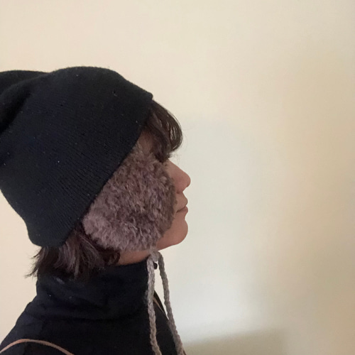 ニット帽と一緒に使える♡ニットイヤーマフ ヘアバンド・ターバン SLOY