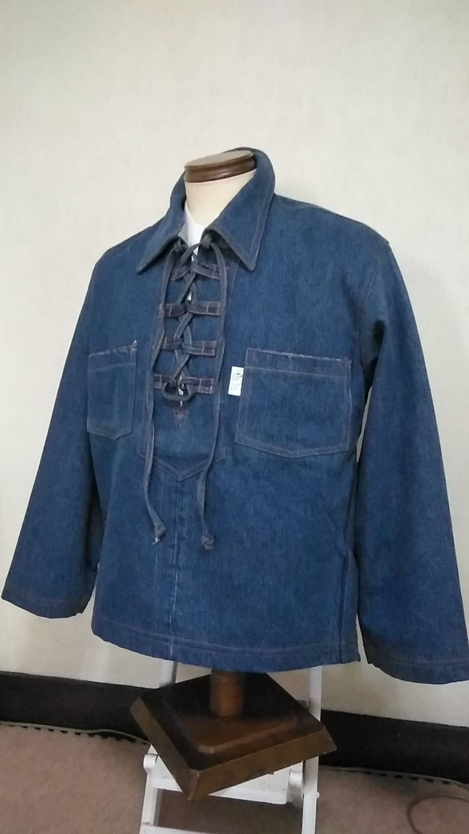 No.37ジャケット　デニム　ジーンズ　リメイク　お洒落　オールシーズン　ファッション　オシャレ　SHINSHIN