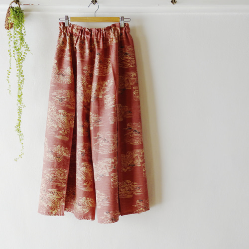 ラグ　リメイク　古着　パンツ　総柄 ラグ リメイク 古着 パンツ 総柄