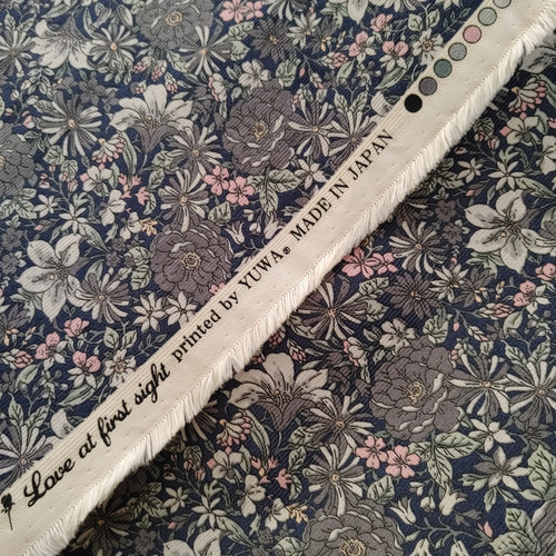 YUWAコーデュロイ花柄ギャザーワンピースfreeグレー ワンピース momo