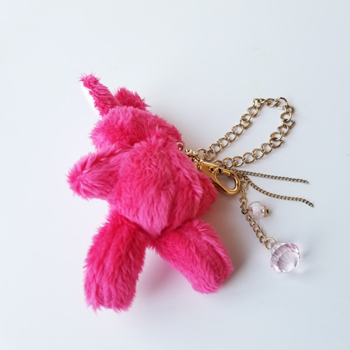 マスコット・バックチャーム ①クマ ②ウサギ キーリング TREAT'S