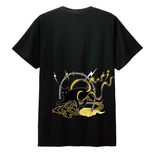 ねこT】雷にゃん Tシャツ unit of land 通販 18667416｜Creema