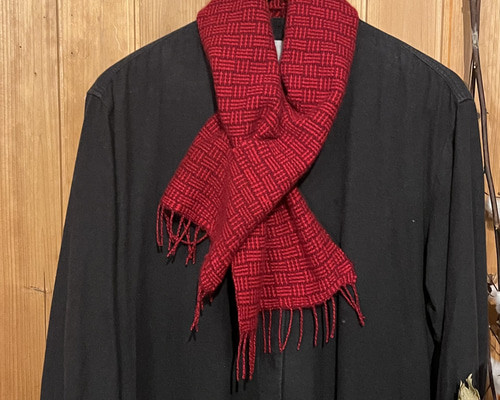 アルニス　ARNYS　赤い　ロングマフラー　カシミヤ　希少 アルニス ARNYS 赤い ロングマフラー カシミヤ 希少 maruyama-trade_mr-311