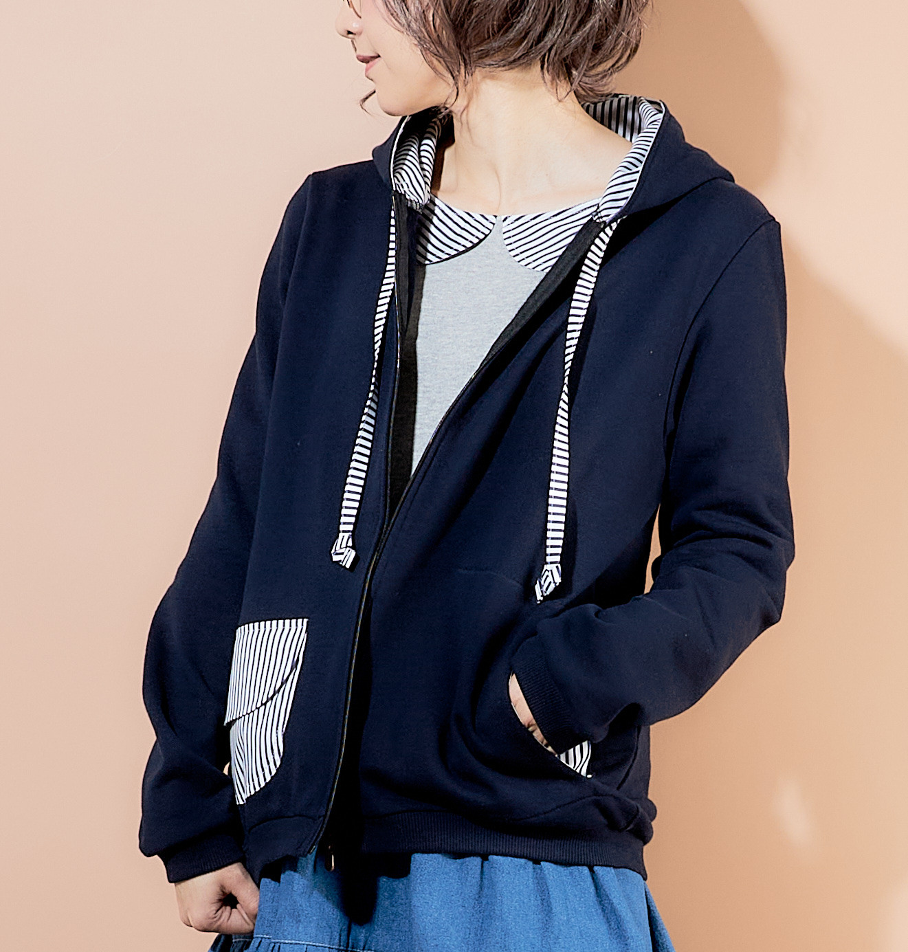 フーディー♡ダークネイビー
