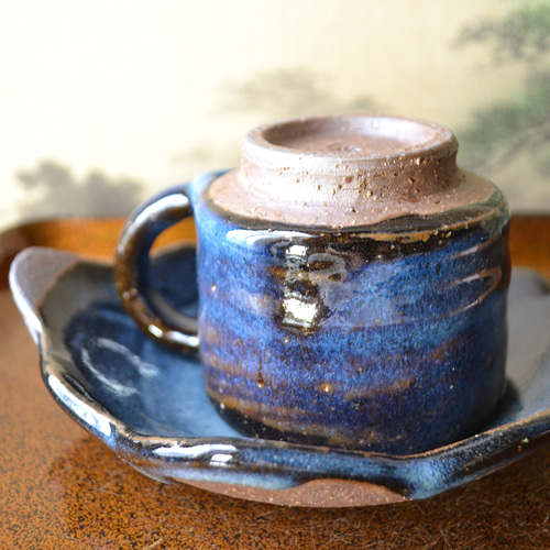 萩焼コーヒーカップ2 面取組珈琲 2客組 | 萩焼ショップ【泉-IZUMI】