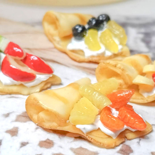 本物みたいな4種のクレープ② フェイクスイーツ スイーツデコ