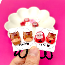 ゆきだるま ヘアゴム/ブローチ 【冬 雪だるま スノーマン】ヘア