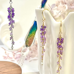 紫（パープル） ピアス（フープ） の人気通販｜Creema(クリーマ) 国内  