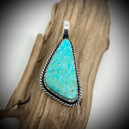 インディアンジュエリー キングマンターコイズ シルバー925 シルバー