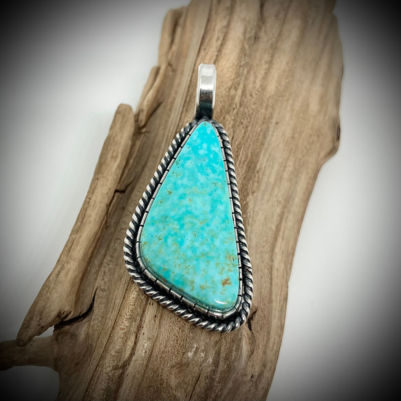 キングマン ターコイズ トルコ石 シルバー ネックレス