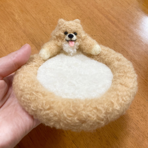 羊毛フェルト　ポメラニアン 羊毛フェルト ポメラニアン 羊毛フェルト Nukumori 通販