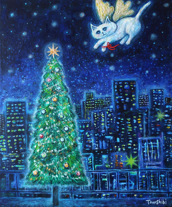 ア*ラ様 天使の架ける冬の虹　　絵画原画 天使の架ける冬の虹 絵画原画 2025年最新】天使絵画の人気アイテム -