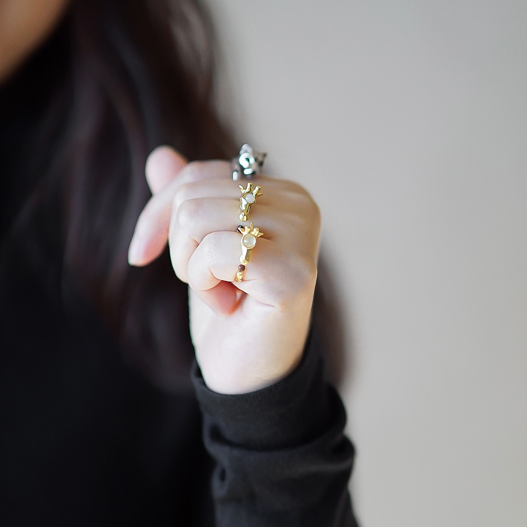 キリンモチーフリング 即発送可 20241130-10