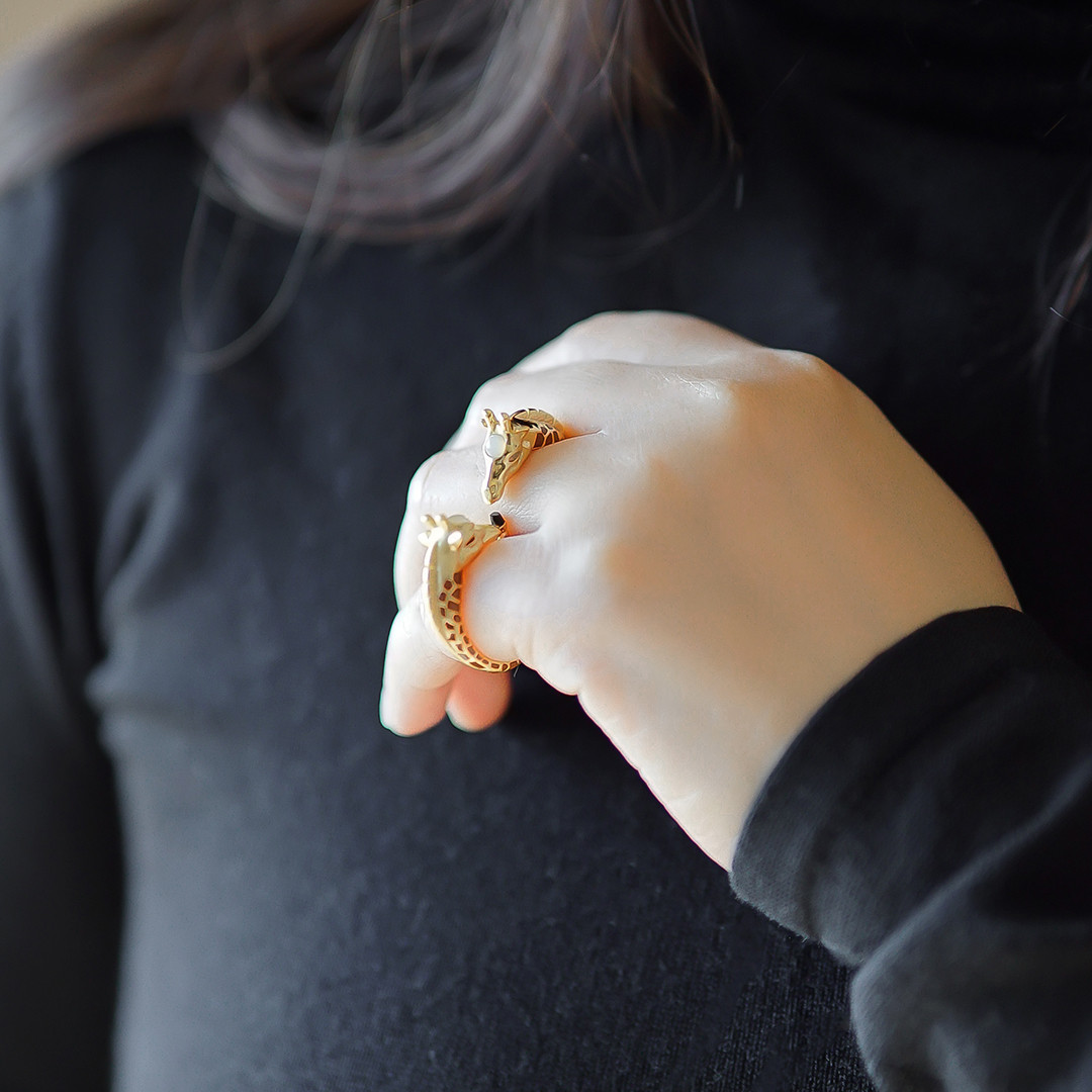 キリンモチーフリング 即発送可 20241130-10