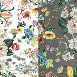 原画 フラワーアート 花の絵 花柄 ボタニカル 花図鑑 花