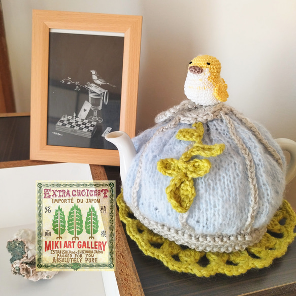 小鳥のティーコゼー ポットカバー・ティーコージー Miki Art Gallery