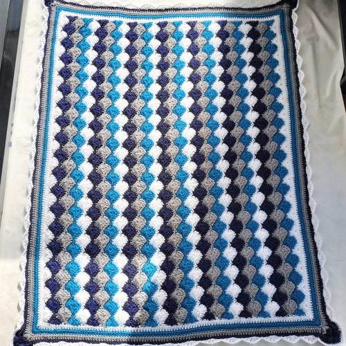 エレガントブランケット☆手作り/送料無料/冬☆インドア/ アウトドア