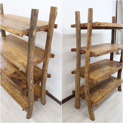 在庫セール チーク 古木 キャビネット ラック 本棚 シェルフ 100x160 在庫セール チーク 古木 キャビネット ラック 本棚 シェルフ