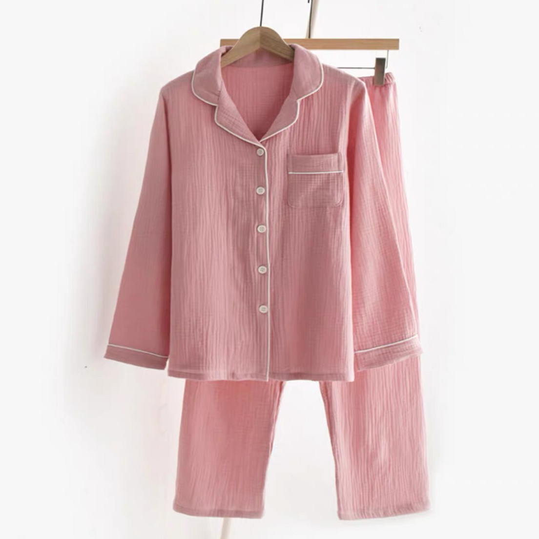 パジャマ・ルームウェア・コットン100%・春秋・レディース