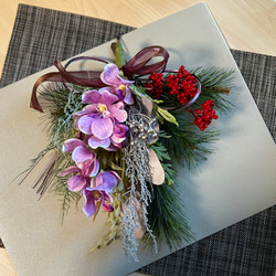 年内発送2026お正月飾り オリジナル水引と取り外し2wayスワッグ