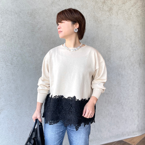 C5362 コットンニットコーデ 持ってないとやばい？！】40代・50代の大人が着るべきコットン