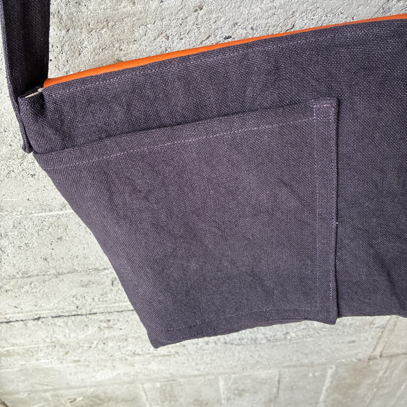 -maruyu- linencanvas×leather　小さめver. 5枚目の画像