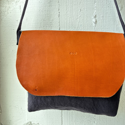 -maruyu- linencanvas×leather　小さめver. 3枚目の画像