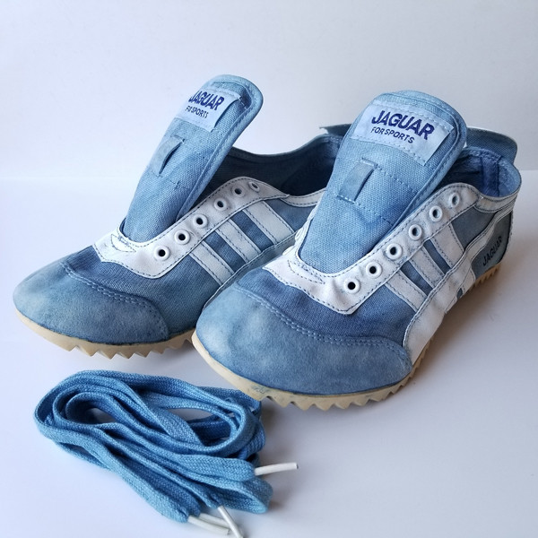 SNEAKERS（スニーカー）JAGUAR　No.33　藍染-③うすい色　24.0cm