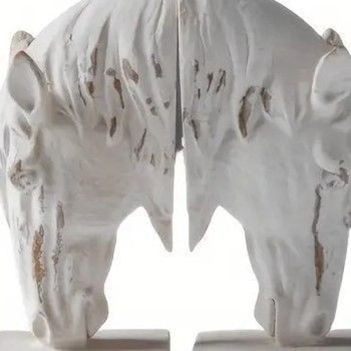 ブックエンド　馬　オニキス　めのう　本立て　アールデコ ブックエンド馬オニキスめのう本立てアールデコ