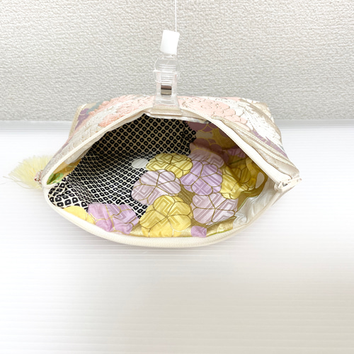 大人可愛いセレブポーチ帯リメイクポーチ化粧ポーチマルチポーチマルチ