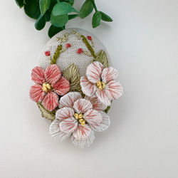 ハンドメイド刺繍ブローチ立体化 ブローチ sandy83 通販