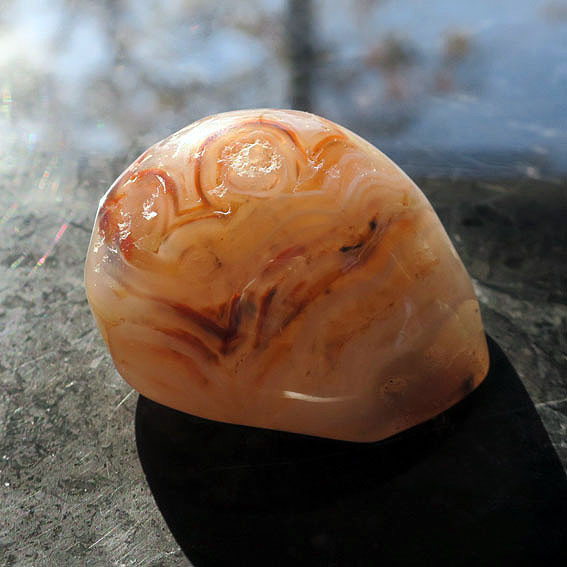 水入りアゲート（めのう）A 太古の水 Enhydro Agate