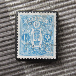 アメリカ 宇宙アポロ11号切手ブローチ5342 ブローチ Yukio TANZAWA